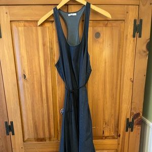 Gap denim dress with tie